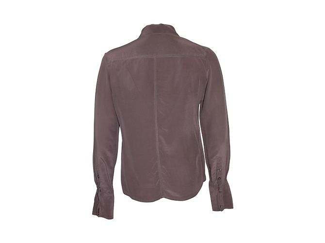 Zadig & Voltaire Camicia di seta prugna - vista 2