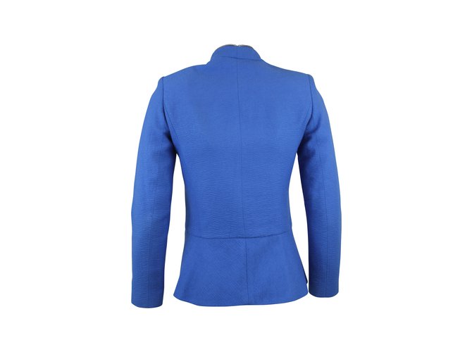 Giacca blu con zip Sandro - vista 2