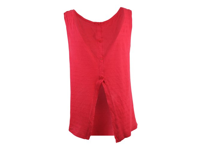 Top in cotone rosso Maje - vista 2