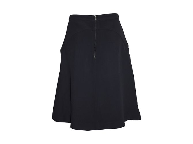 Miu Miu Rock mit hoher Taille Schwarz - Ansicht 2