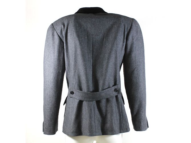 Giacca Guy Laroche in lana nera e grigia Nero Grigio - vista 2