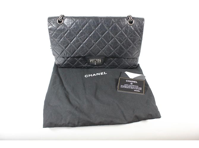 Chanel 2.55 Reissue 227 pelle di vitello RHW Nero - vista 6