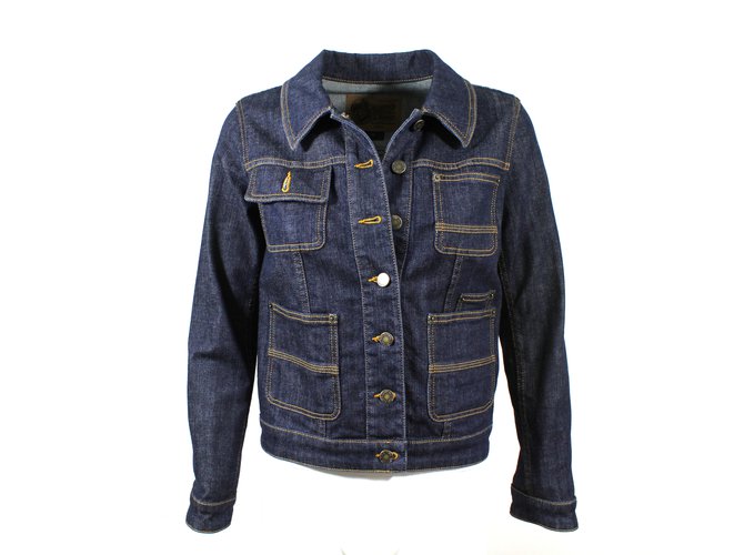 Louis Vuitton Belle veste Jean Bleu ref.5311 - Joli Closet