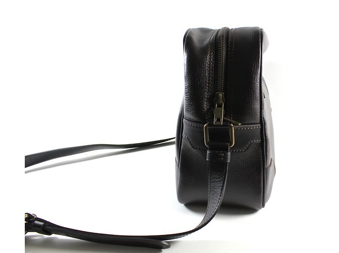 Louis Vuitton Reporter Utah Borsa a tracolla in pelle marrone - vista 3