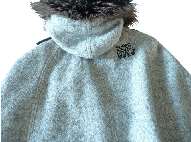 Superdry Abrigos, Ropa de calle Gris - vista 2