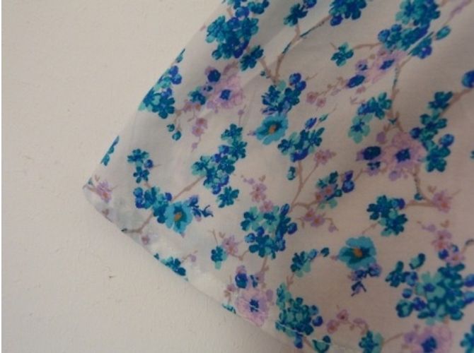 Mono corto Kenzo bebé flores rosa azul - vista 5