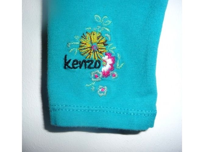 Mono Kenzo Azul con Flores de Algodón 12 meses - vista 4