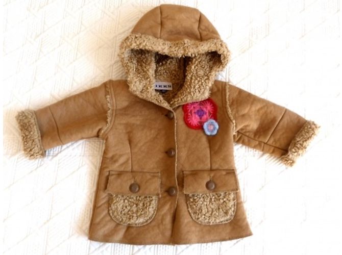Abrigo con capucha Ikks Bebé Niña Beige - vista 4