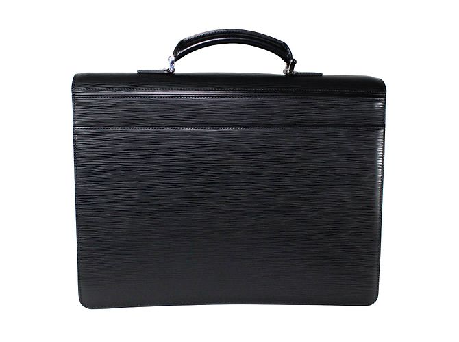 Louis Vuitton Neo Robusto 1 Valigetta in Pelle Epi Nera Nero - vista 2