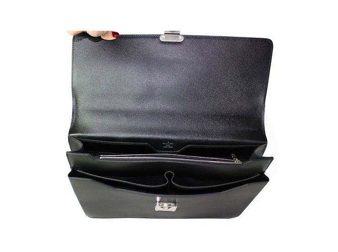 Louis Vuitton Neo Robusto 1 Valigetta in Pelle Epi Nera Nero - vista 3