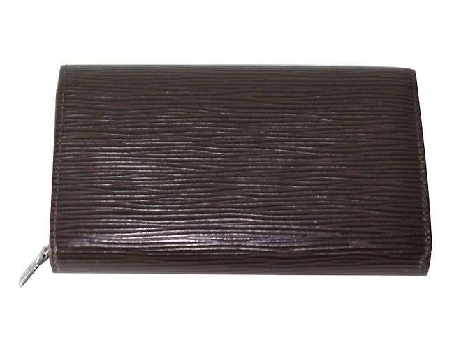 Cartera Louis Vuitton de cuero marrón Castaño - vista 2