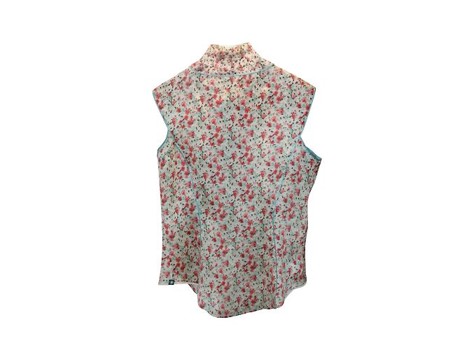 Top de seda Paul Smith con flores y cuello mandarín Multicolor - vista 2