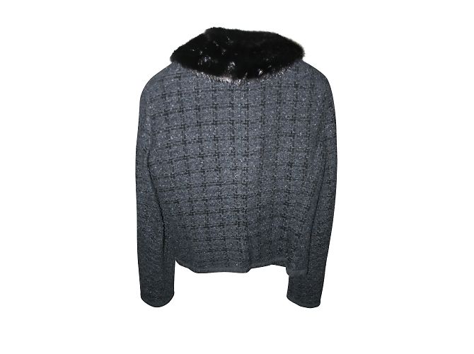 Georges Rech Black Tweed Wool Jacket - view 2