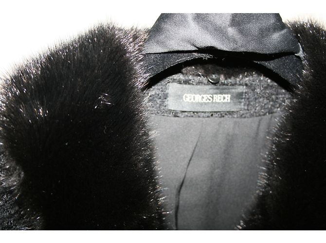 Georges Rech Black Tweed Wool Jacket - view 3