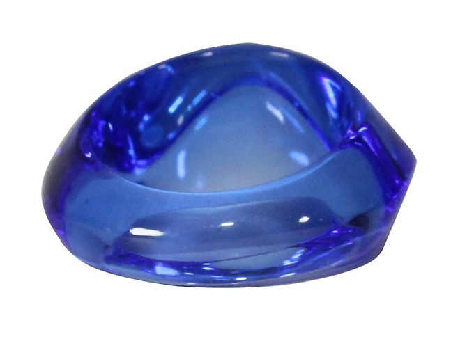 Baccarat Ring aus blauem Saphirkristall Größe 49 - Ansicht 3