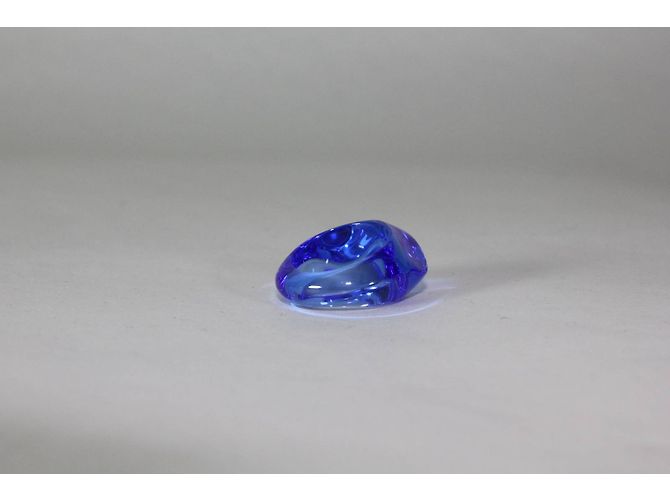 Baccarat Ring aus blauem Saphirkristall Größe 49 - Ansicht 4