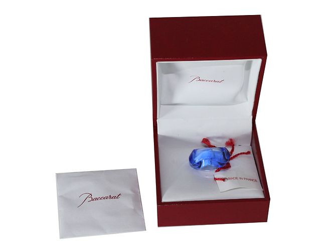 Baccarat Ring aus blauem Saphirkristall Größe 49 - Ansicht 5