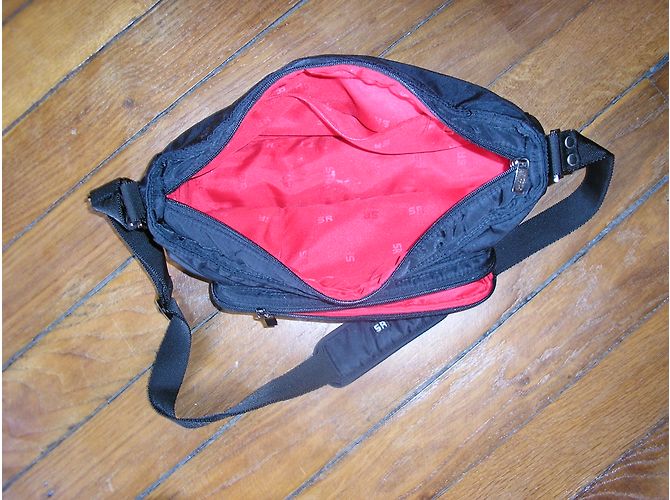 Borsa Sonia Rykiel in nylon nero - vista 2
