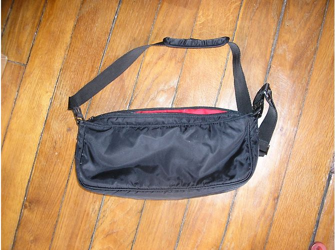 Borsa Sonia Rykiel in nylon nero - vista 4