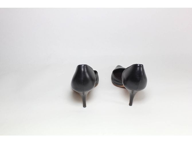 Balenciaga Pumps aus schwarzem Leder mit spitzer Kappe 7cm Absatz - Ansicht 4