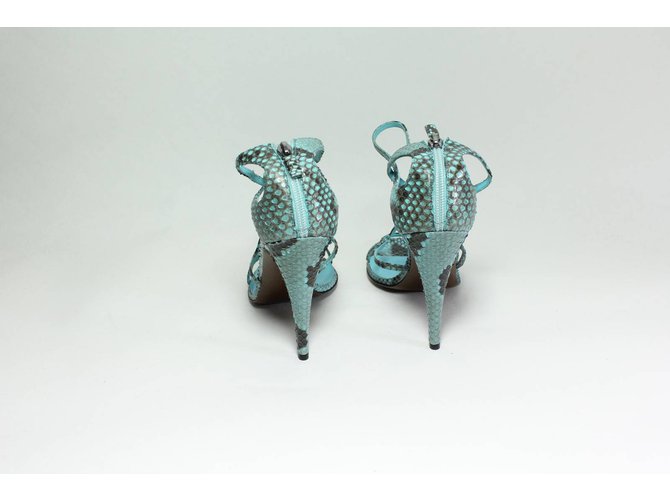 Walter Steiger Python Sandalen Türkisblau - Ansicht 4