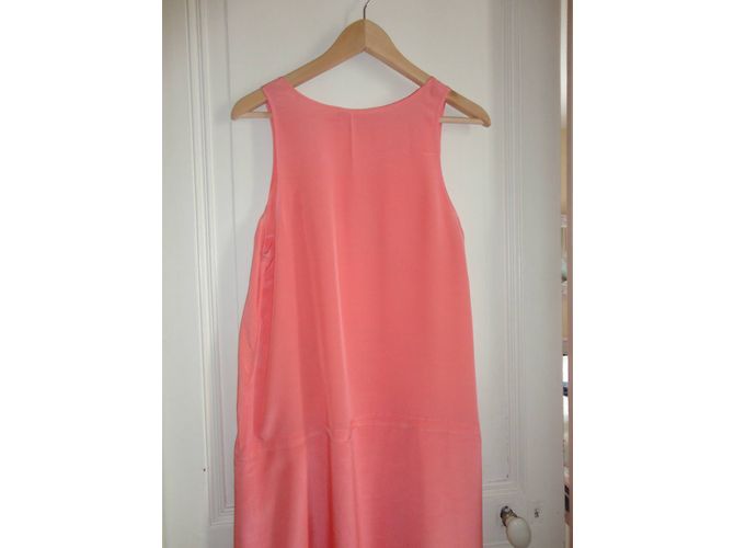 Vestido Vanessa Bruno Athe de seda rosa - vista 6