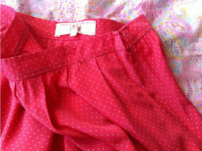 Saia de seda rosa Vanessa Bruno Athe Tamanho 40 - vista 4