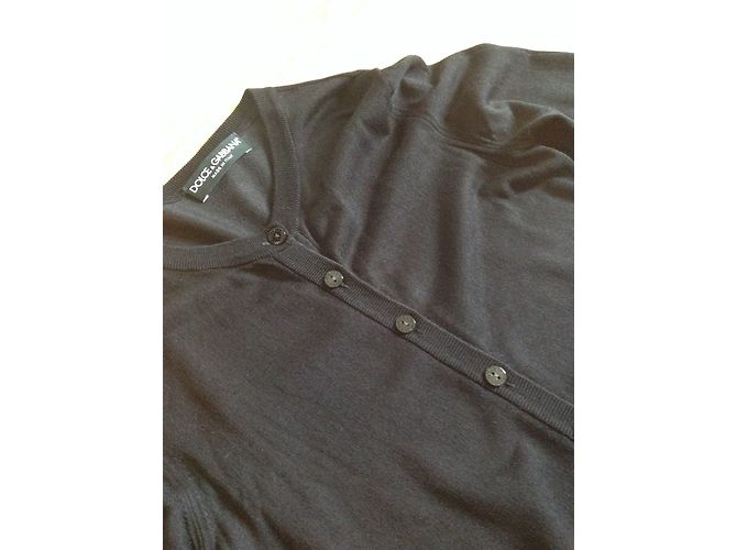 Dolce & Gabbana Strickjacke aus Baumwolle Schwarz - Ansicht 2