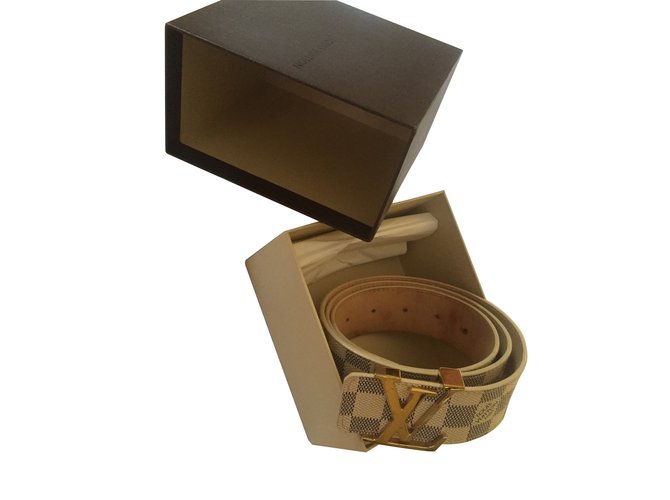 Louis Vuitton cinture Bianco - vista 2