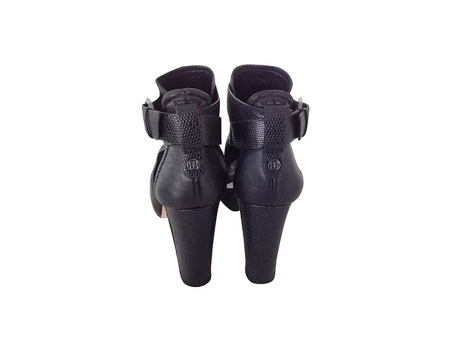 Stivaletti Bcbg Max Azria in pelle nera Nero - vista 2