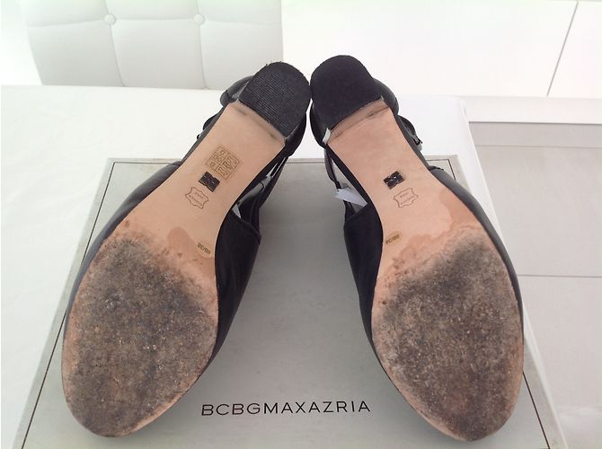 Stivaletti Bcbg Max Azria in pelle nera Nero - vista 4