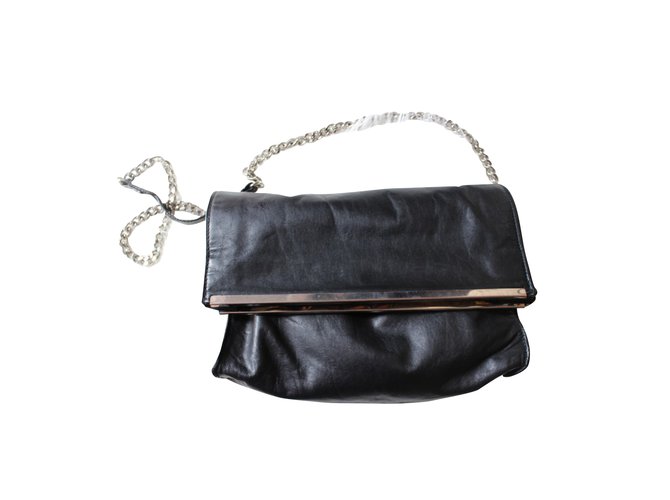 Zara Handbags Black Leather ref.6327 Joli Closet