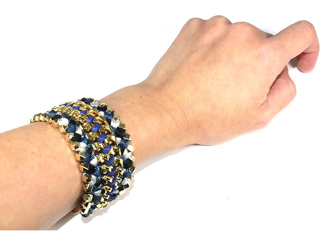 Ettika Pulseiras Azul Cinza - vista 3