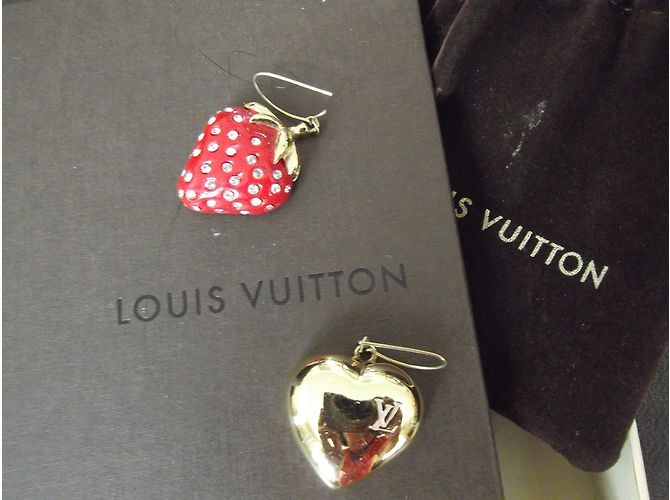 Louis Vuitton Brincos Vermelho - vista 2