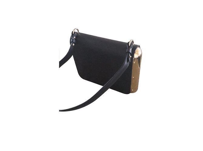 Borsa a mano Jean Paul Gaultier Chrome Nera in Pelle Nero - vista 2