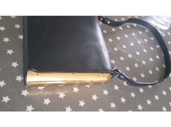 Borsa a mano Jean Paul Gaultier Chrome Nera in Pelle Nero - vista 4