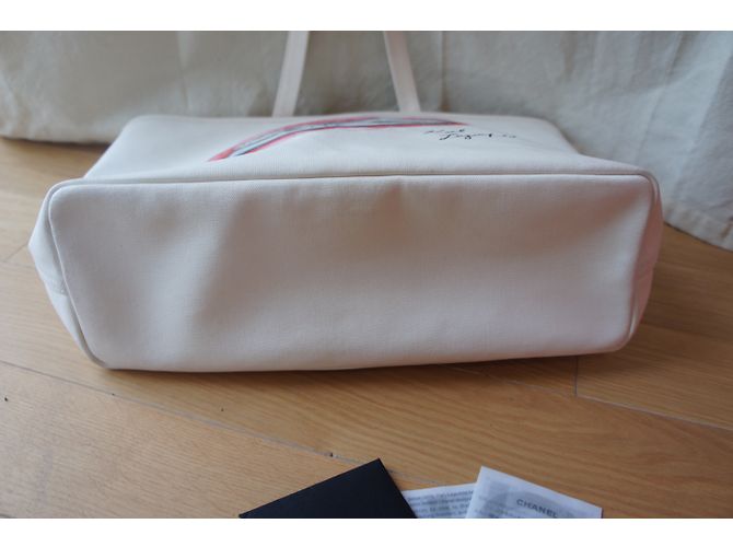 Chanel Sacolas Bege - vista 6