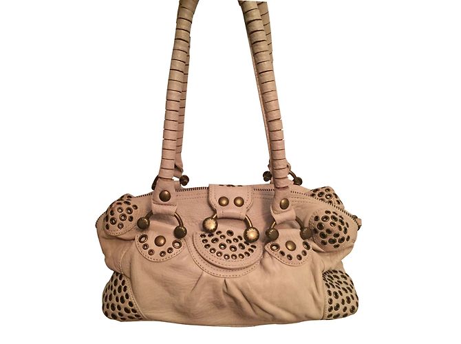 Borsa Bcbg Max Azria in pelle beige - vista 2