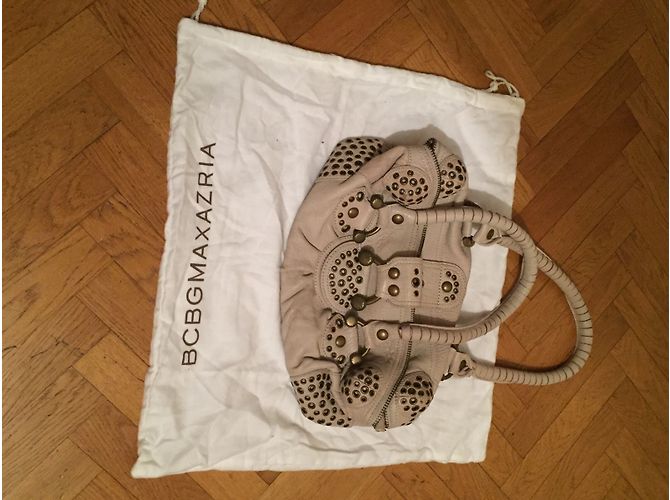 Borsa Bcbg Max Azria in pelle beige - vista 5