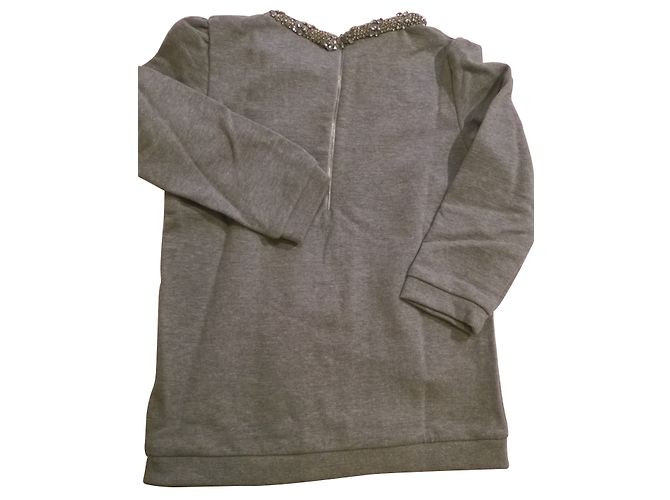 Top de algodón gris Dress Gallery - vista 2