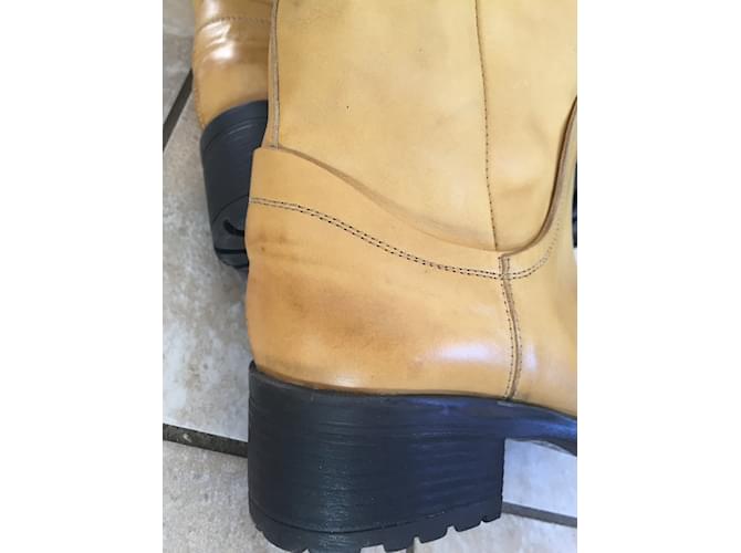 Alberto Fermani Botas Amarillo - vista 6