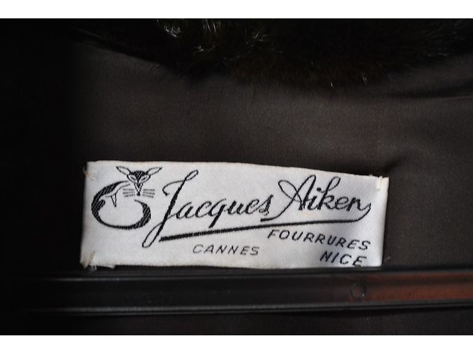 Autre Marque Abrigo Jacques Aitken de visón marrón Castaño - vista 5