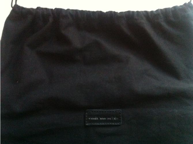 Pochette Dries Van Noten in pelle viola Porpora - vista 3