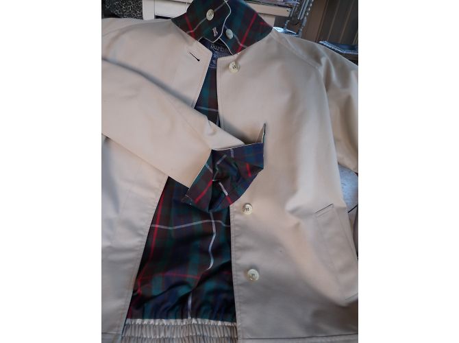 Veste Burberry Prorsum en coton beige - vue 3
