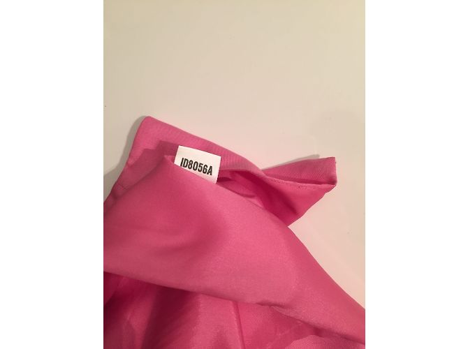 Vestido midi de seda rosa Ann Taylor - vista 6