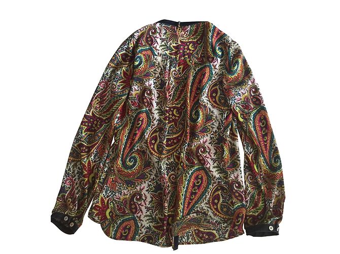 Zara Hemd Mehrfarbig Polyester Größe S Mehrfarben - Ansicht 2