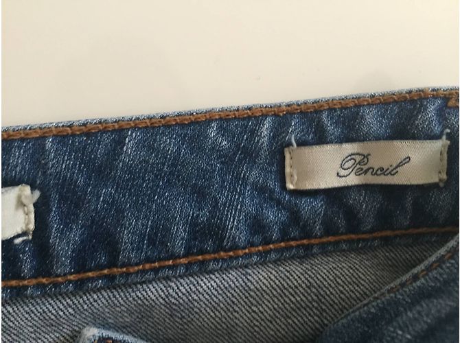 Falda vaquera Zara azul XS - vista 5