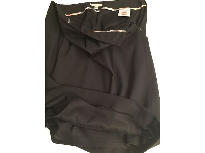 Falda Burberry de lana elástica negra Talla 8 UK Negro - vista 6