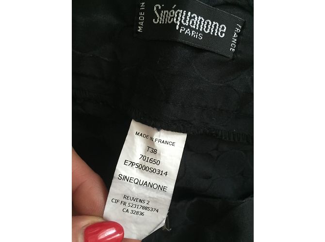 Bermudas stretch negras Sinéquanone Talla 38 Negro - vista 3