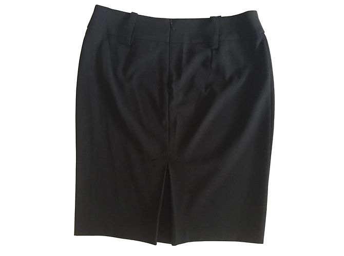 Falda negra stretch Sinéquanone Talla 40 Negro - vista 2